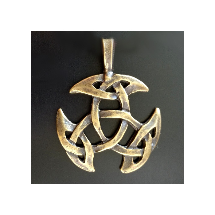Triade- Anhänger Schmuck - Keltische Knoten - 38x30mm