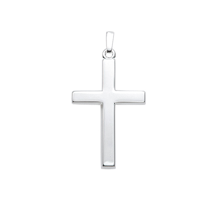 Anhänger Kreuz aus Silber Kettenanhänger aus massiv 925 Sterlingsilber