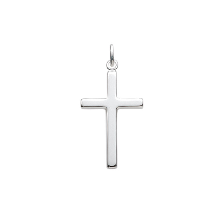 Anhänger Kreuz aus Silber Kettenanhänger aus massiv 925 Sterlingsilber