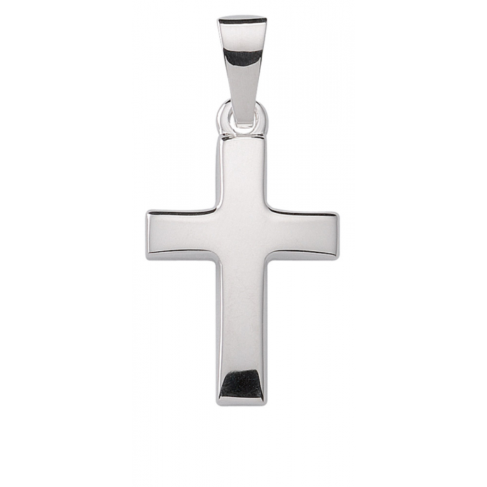 Anhänger Kreuz aus Silber Kettenanhänger aus massiv 925 Sterlingsilber