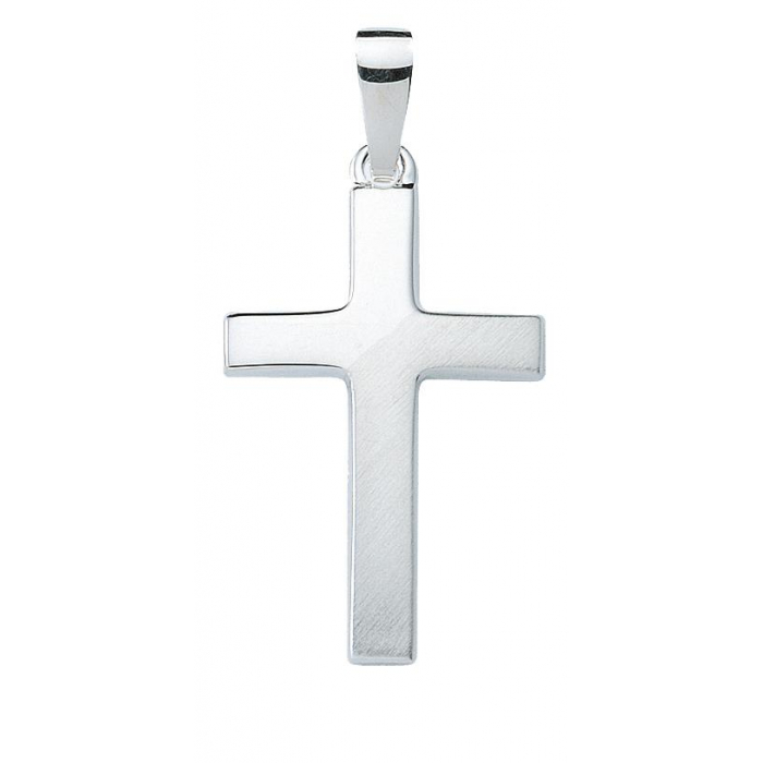Anhänger Kreuz  925 Silber rhodiniert