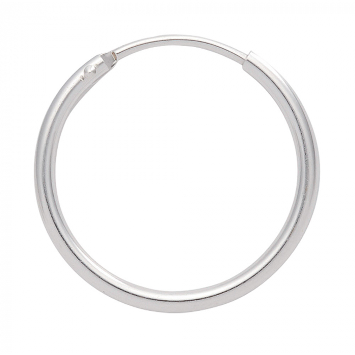 Röhrchencreolen   925 Sterling Silber