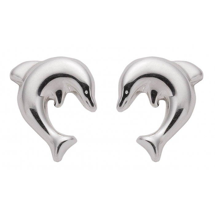 Ohrstecker Delphin  925 Sterling Silber