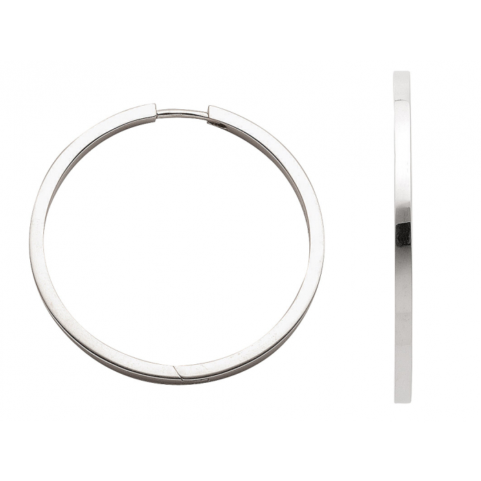 Creolen   925 Silber rhodiniert