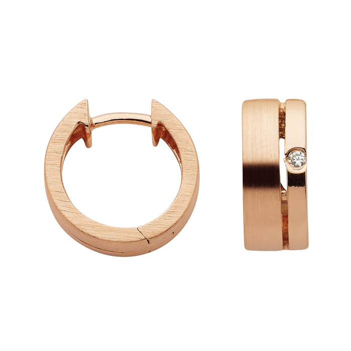 Sortiment Creolen  Zirkonia 925 Silber rosegold vergoldet
