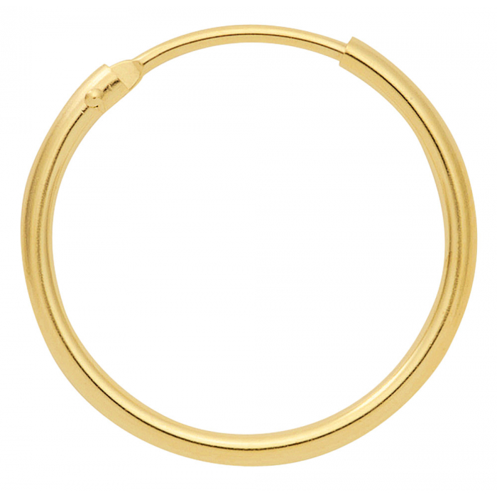 Röhrchencreolen   585 Gelbgold