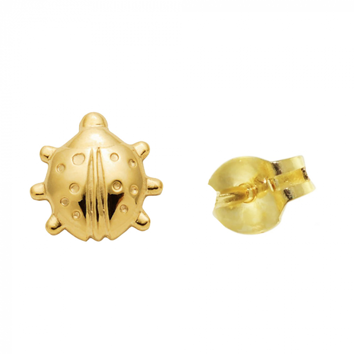 Ohrstecker Marienkäfer aus 333 8 kt Gold