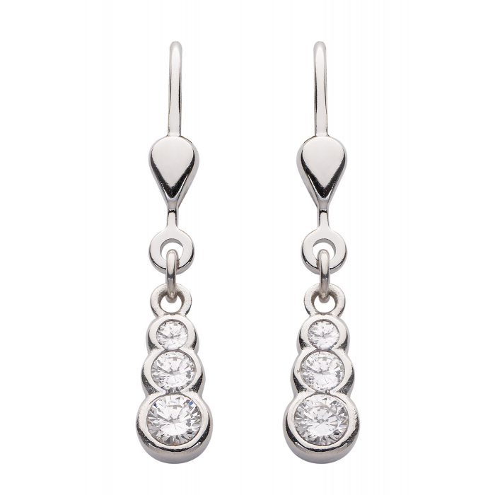 Sortiment Ohrschmuck  Zirkonia 925 Silber rhodiniert