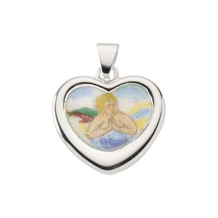 Anhänger Medaille Amor 925 Silber