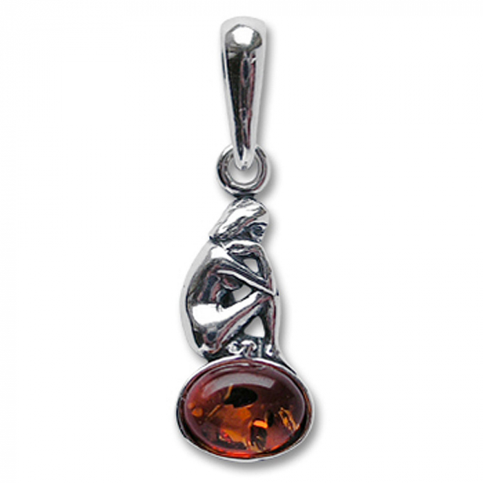 Sternzeichen Jungfrau Schmuck Anhänger 925er Silber - Zodiac - 28x09mm