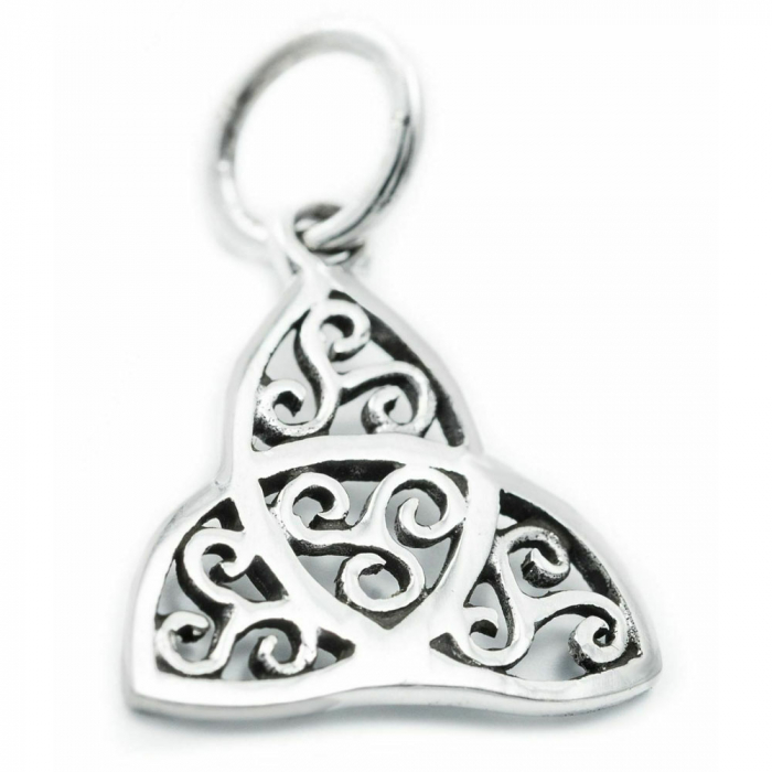 Harmony Keltischer Anhänger Trinity mit Lebensmuster Schmuck Anhänger 925er Silber