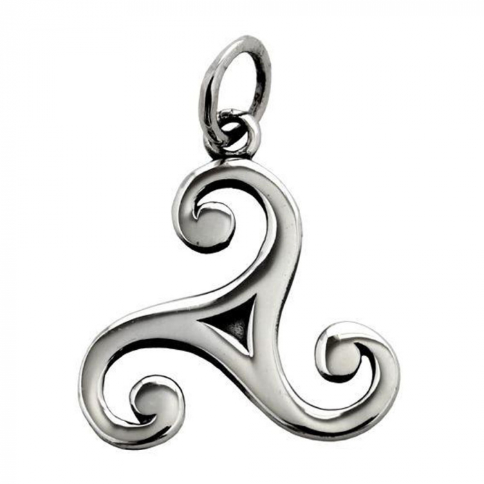 Celtic Triskel Schmuck Anhänger 925er Silber - Triskel - 17x18mm