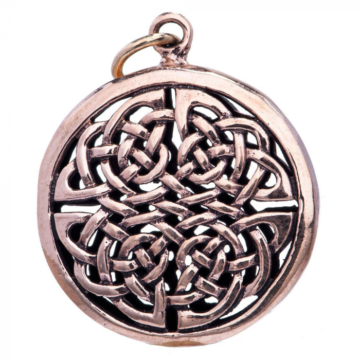 Bronzeanhänger Schmuck keltischer Anhänger Bronze Keltische Knoten
