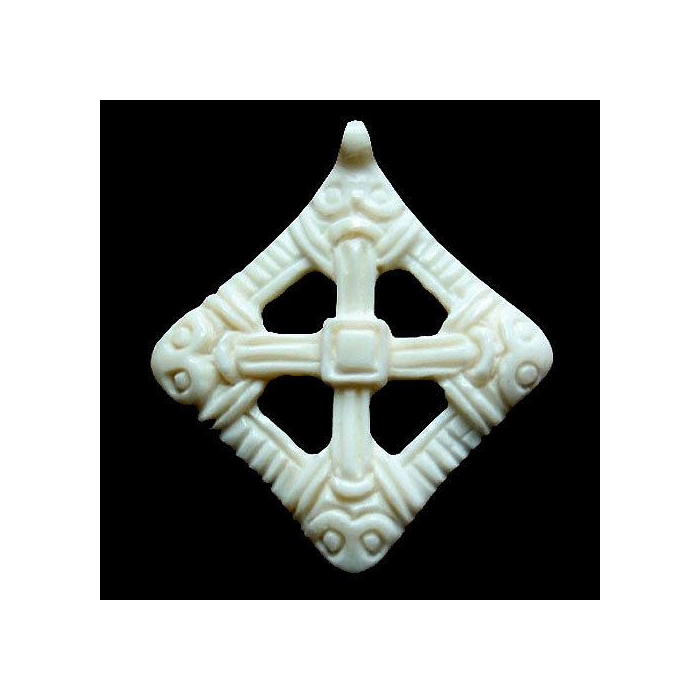 Knochen Viking Cross Anhänger Schmuck Wikinger