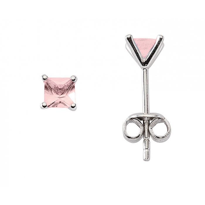 Sortiment Ohrschmuck Krappenfassung Zirkonia farbig 925 Silber rhodiniert