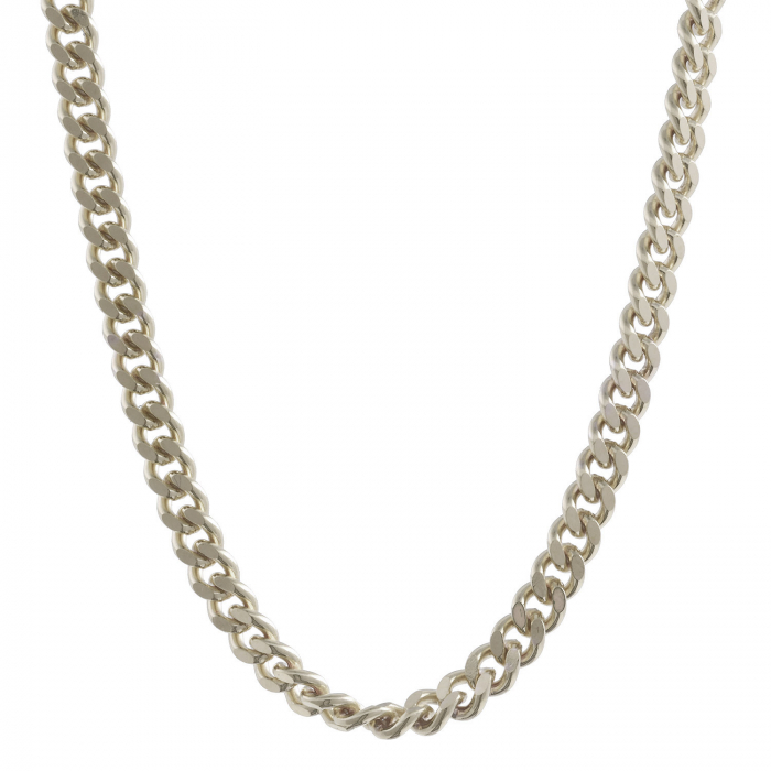1,8 mm 925 Sterlingsilber massive Silberkette Panzerkette 40/42/45/50/55/60/70 cm - elegante Silber Kette Damen und Herren Juwelier Qualität - Made in Germany