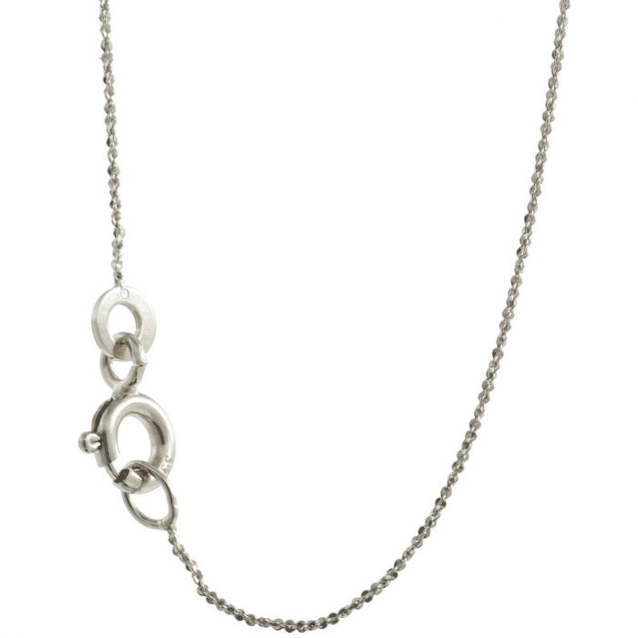 1,4 mm 42 cm Silber Halskette Criss-Cross Kette massiv 925 Sterlingsilber hochwertige Silberkette 2,5 g