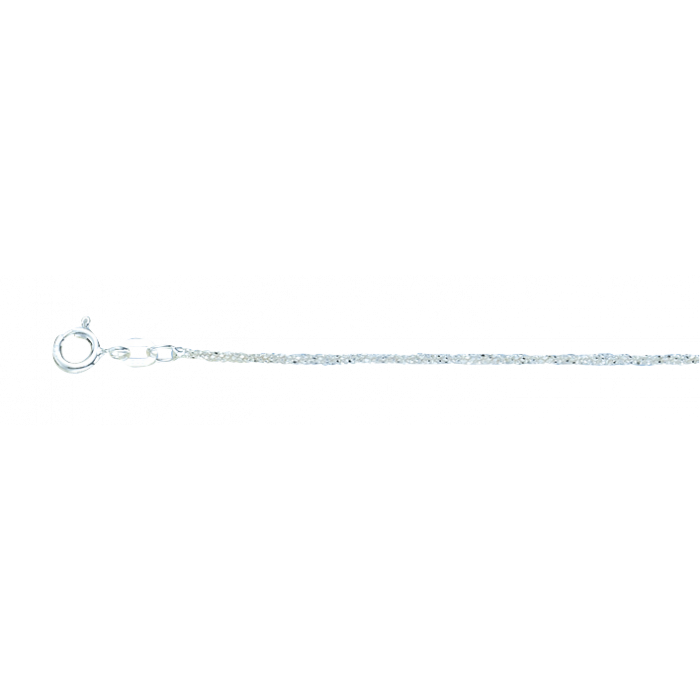 1,4 mm 45 cm Silber Halskette Criss-Cross Kette massiv 925 Sterlingsilber hochwertige Silberkette 2,6 g