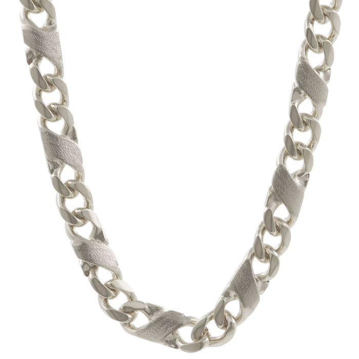5,4 mm Silber Halskette Dollar Kette massiv 925 Sterlingsilber hochwertige Silberkette - Länge nach Wahl