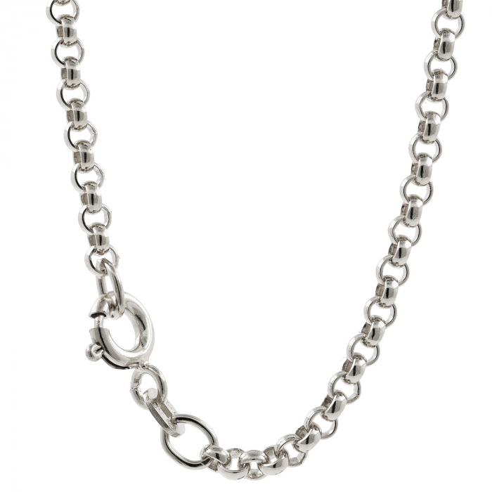 2,5 mm 925 Sterlingsilber massive Silberkette Erbskette  40/42/45/50/55/60/70/80 cm - elegante Silberkette Damen und Herren Juwelier Qualität - Made in Germany