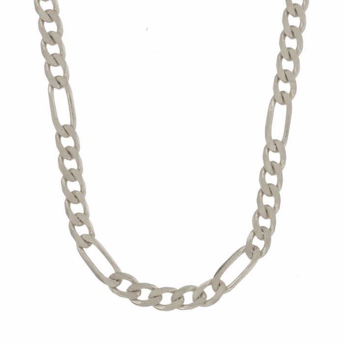 Figarokette Halskette Breite 3,4 mm - 925 Sterlingsilber Auswahl