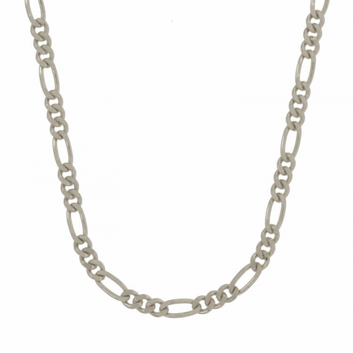 Silberkette Figarokette Länge 45cm - Breite 2,2mm - 925 Silber