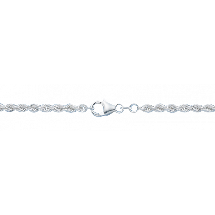 3,2 mm 42 cm Silber Halskette Kordelkette massiv 925 Sterlingsilber hochwertige Silberkette 13,1 g