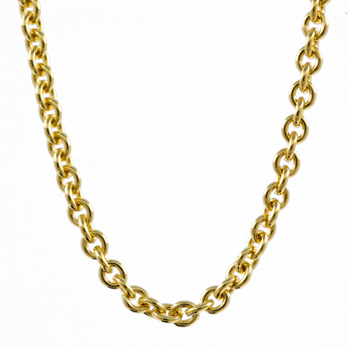 2,0 mm 36 cm 333 - 8 Karat Gold Halskette Ankerkette rund massiv Gold hochwertige Goldkette  3,5 g