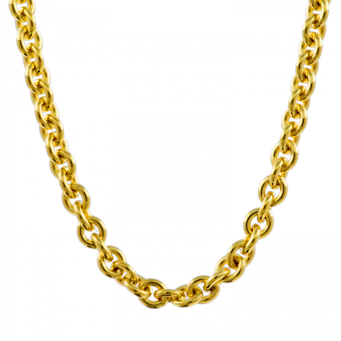 2,4 mm 45 cm 333 - 8 Karat Gold Halskette Ankerkette rund massiv Gold hochwertige Goldkette  6,2 g