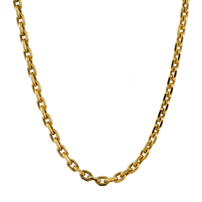 1,2 mm 36 cm 333 - 8 Karat Gold Halskette Ankerkette diamantiert massiv Gold hochwertige Goldkette  1,5 g