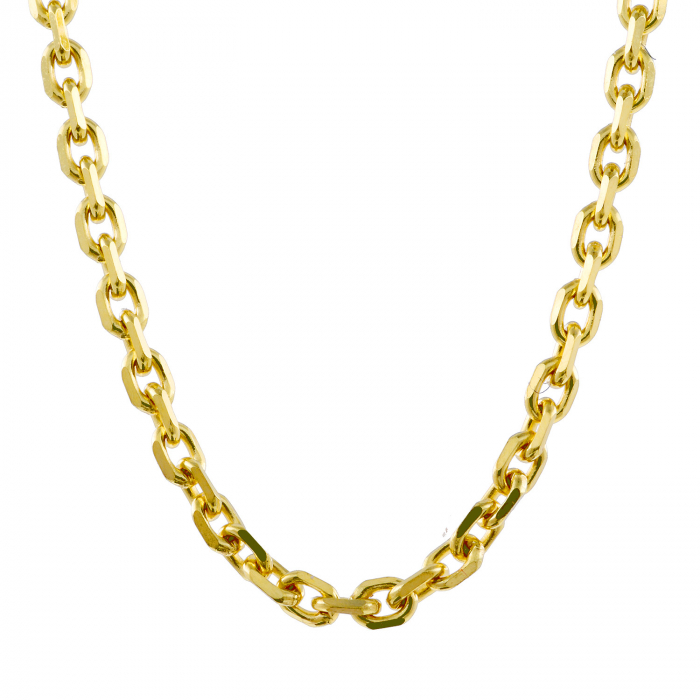Ankerkette diamantiert Halskette Breite 1,3 mm - 333 - 8 Karat Gold