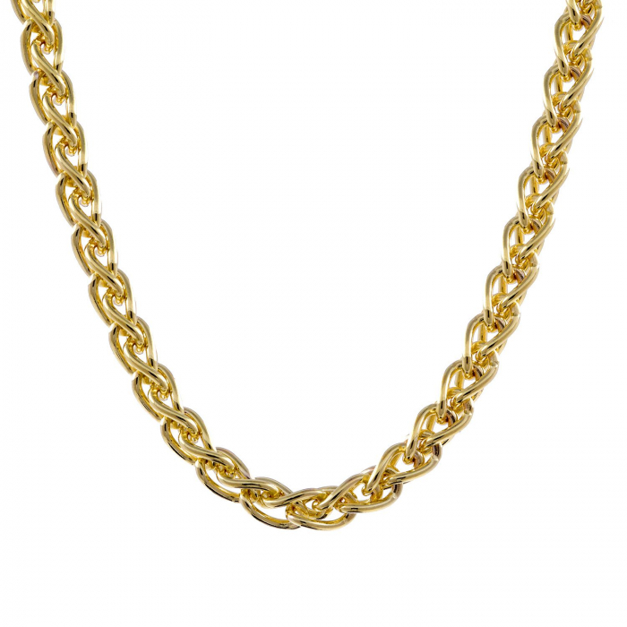 1,7 mm 333 - 8 Karat Gold Halskette Zopfkette massiv Gold hochwertige Goldkette  - Länge nach Wahl