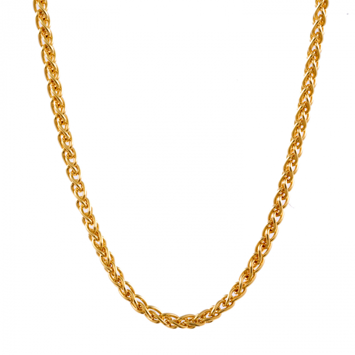 1,1 mm 40 cm 333 - 8 Karat Gold Halskette Zopfkette massiv Gold hochwertige Goldkette  1,5 g