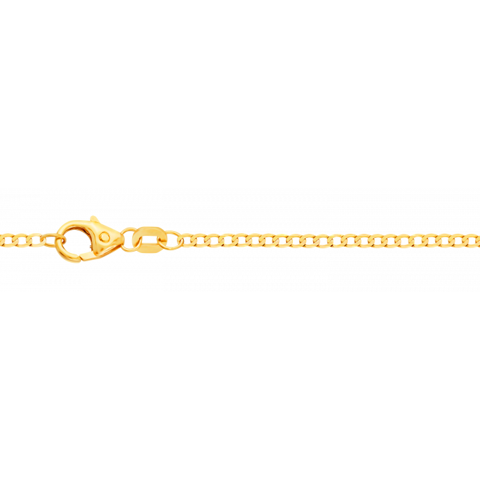 1,6 mm 38 cm 333 - 8 Karat Gold Halskette Panzerkette weit massiv Gold hochwertige Goldkette  1,1 g