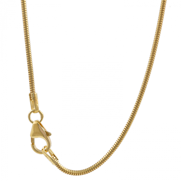 Goldkette Schlangenkette Länge 50cm - Breite 1,2mm - 333-8 Karat Gold