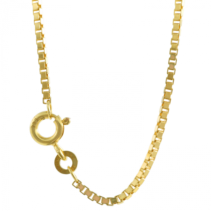 Goldkette Venezianerkette Länge 55cm - Breite 1,4mm - 333-8 Karat Gold