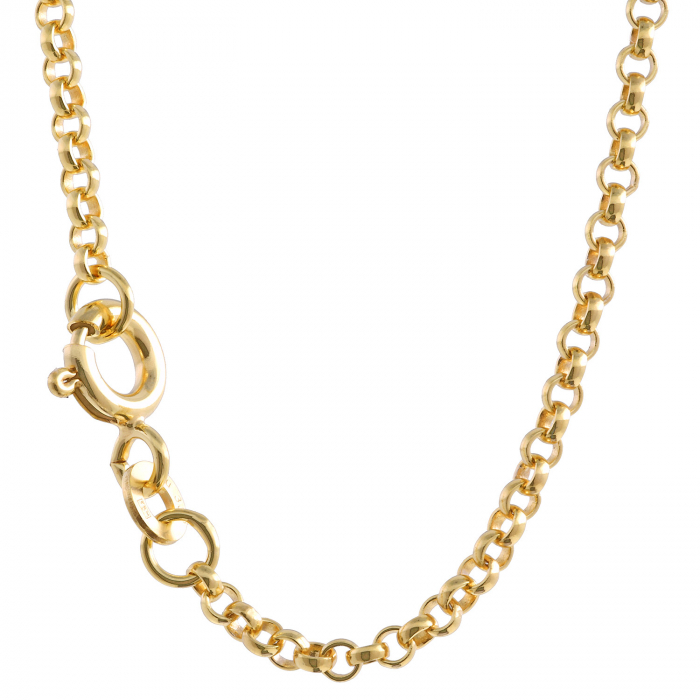 2,0 mm 42 cm 585 - 14 Karat Gold Halskette Erbskette massiv Gold hochwertige Goldkette 4,9 g