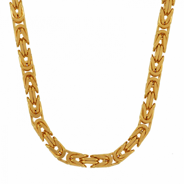 Goldkette Königskette Länge 45cm - Breite 3,2mm - 585-14 Karat Gold