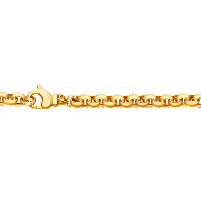 6,0 mm 21 cm 585 - 14 Karat Gold Armkette Erbskette massiv Gold hochwertige Goldkette 13,7 g