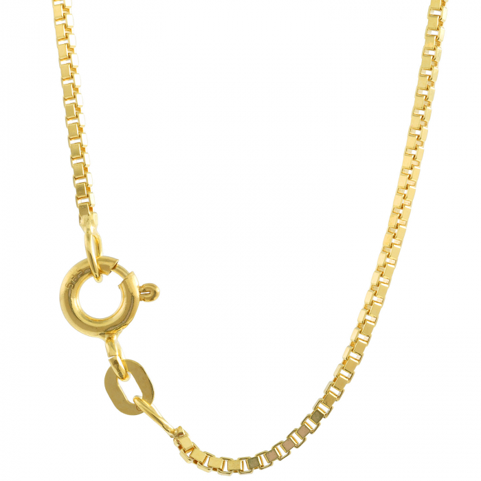 Goldkette Venezianerkette Länge 50cm - Breite 1,2mm - 585-14 Karat Gol