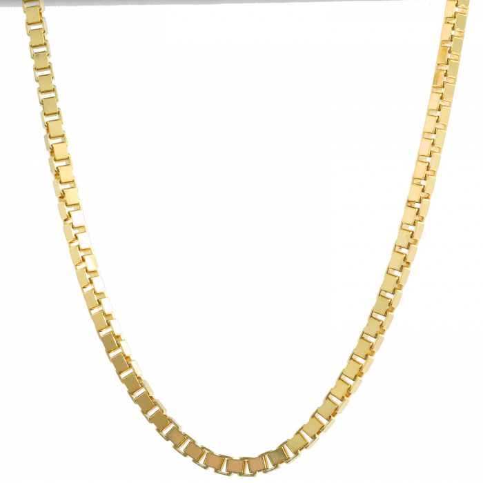 Goldkette Venezianerkette Länge 50cm - Breite 1,4mm - 585-14 Karat Gol