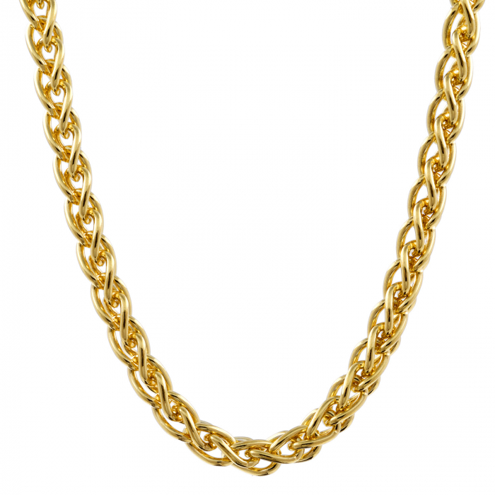 2,7 mm 45 cm 585 - 14 Karat Gold Halskette Zopfkette massiv Gold hochwertige Goldkette  6,4 g