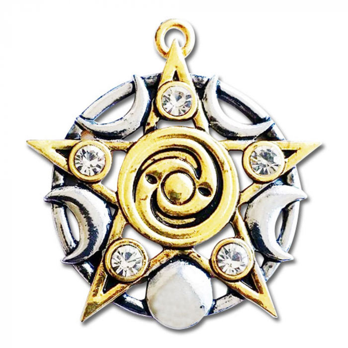 Stern von Skellig Mythische Kelten  Knoten Schmuck Anhänger Amulette Talisman