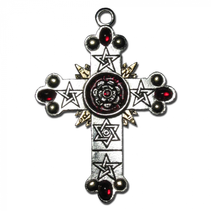 DAS ROSENKREUZ Anhänger Schmuck - Kreuze - 48x68mm