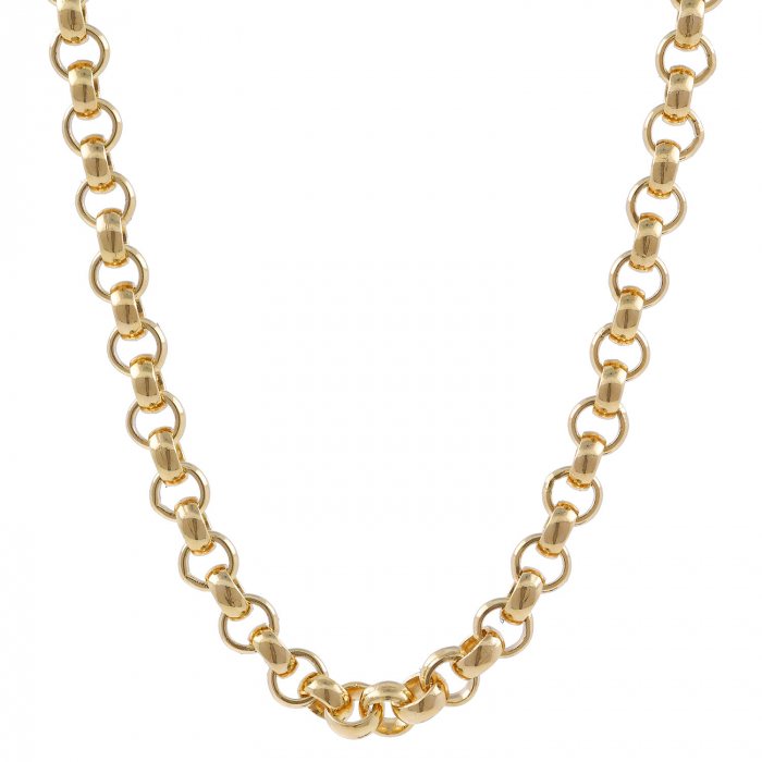 3,5 mm 50 cm 585 - 14 Karat Gold Halskette Erbskette massiv Gold hochwertige Goldkette 21,9 g