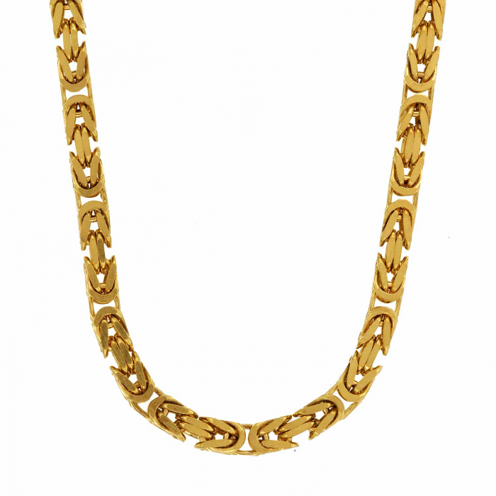 5,0 mm 60 cm 585 - 14 Karat Gold Halskette Königskette massiv Gold hochwertige Goldkette 96 g