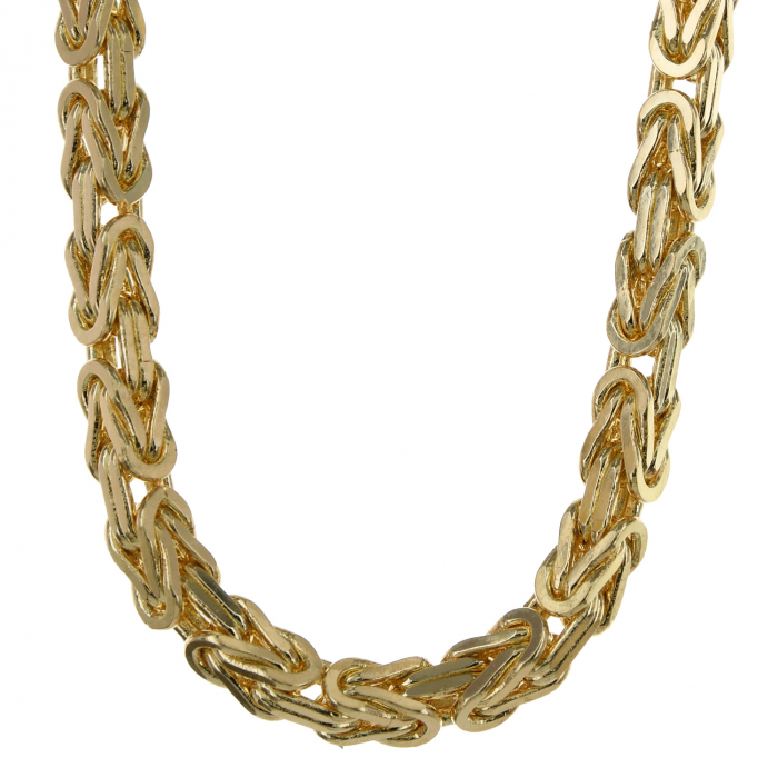Goldkette Königskette Länge 65cm - Breite 5,0mm - 585-14 Karat Gold