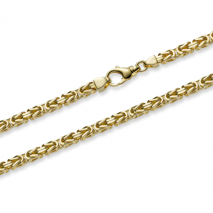 Goldkette Königskette Länge 65cm - Breite 5,0mm - 750-18 Karat Gold