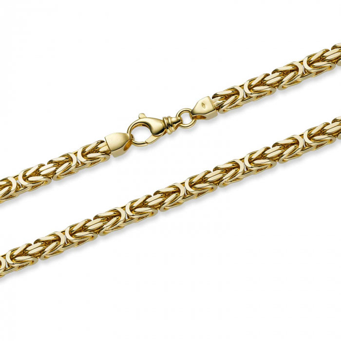 Goldkette Königskette Länge 65cm - Breite 7,0mm - 585-14 Karat Gold