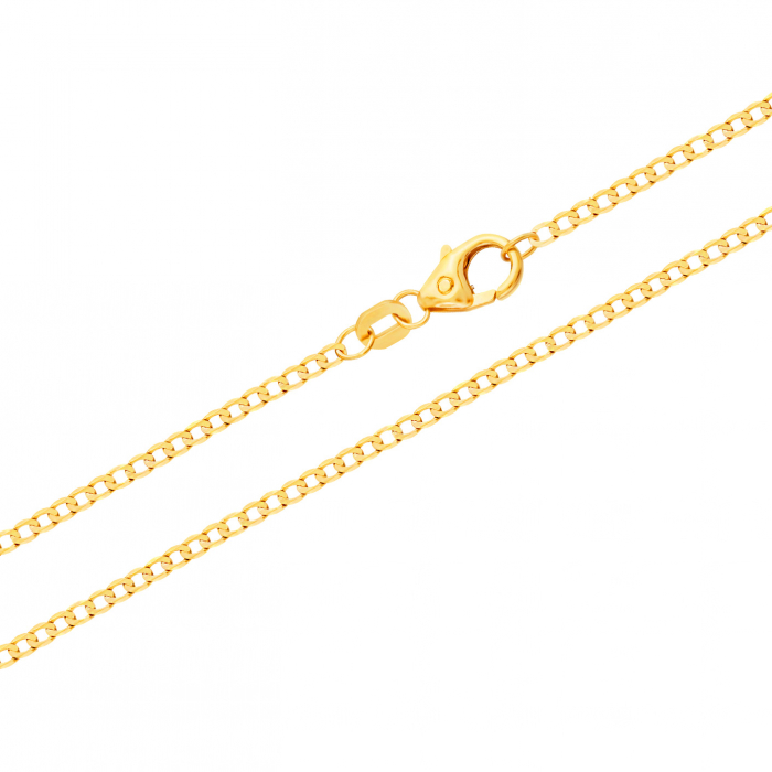 1,6 mm weit 333 8K Gold  massive Goldkette Panzerkette 19/38/40/42/45/50 cm - elegante Goldkette Damen und Herren Juwelier Qualität - Made in Germany